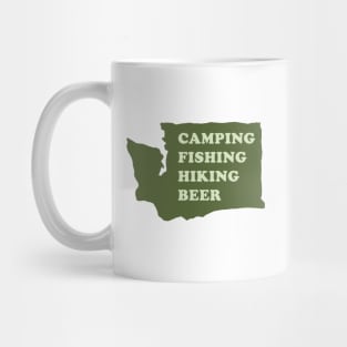 Camping Fishing Hiking Beer Mug